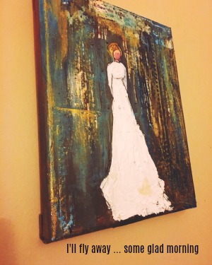 Angel painting by Lisa from her Art of Confidence collection