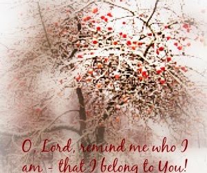 Scriptures of Encouragement ~ You Belong to Him