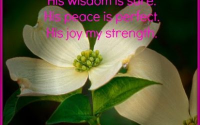 Scriptures of Encouragement ~ Be Thou My Vision, Lord