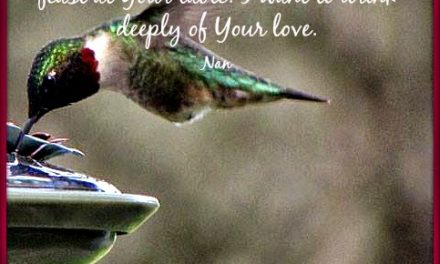 Scriptures of Encouragement ~ Hovering at Full Throttle