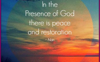 Finding God’s Presence ~ Only In God