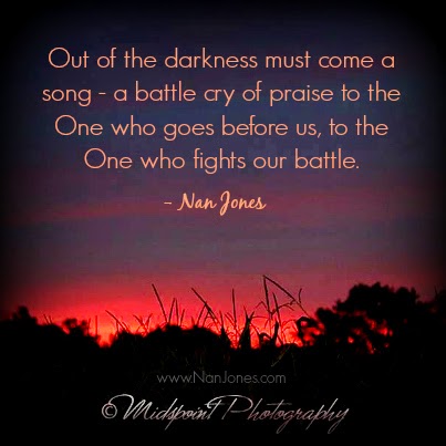 Finding God’s Presence ~ Out of The Darkness Came a Song