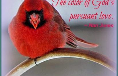 Finding God’s Presence ~ Scarlet. The Color of God’s Pursuant Love