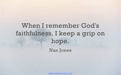 Finding God’s Presence ~ Keeping a Grip on Hope