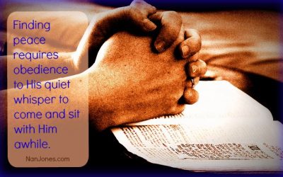 Finding God’s Presence ~ What to Do When Anxiety Washes Over You