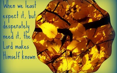 Finding God’s Presence ~ Like Honey Dripping From the Honeycomb