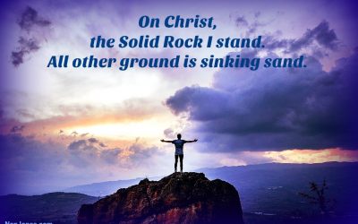Where is God When I Need a Solid Rock on Which to Stand?