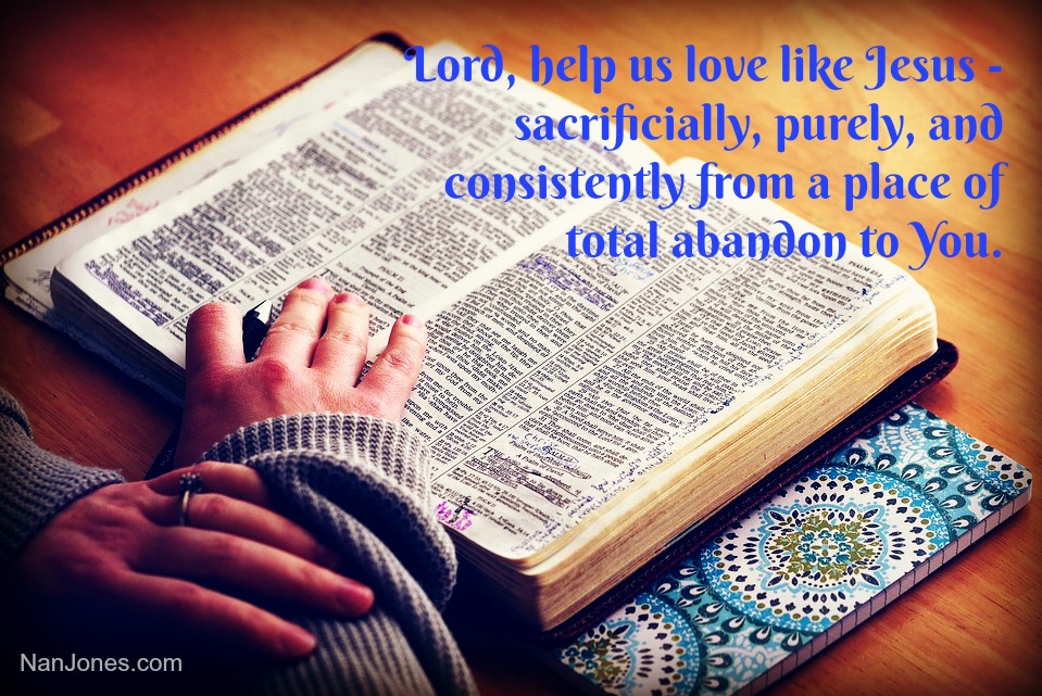 Lord, help us to be a giver of Your love.