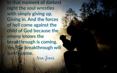 God Speaks to Us Out of The Night of The Soul