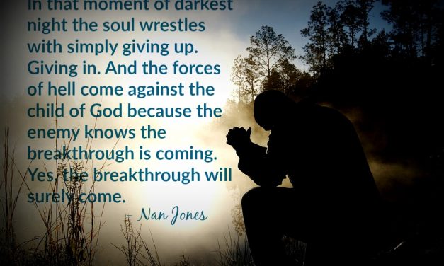 God Speaks to Us Out of The Night of The Soul