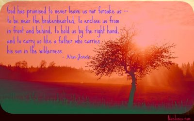 Finding God’s Presence ~ He Will Carry You in Your Weariness