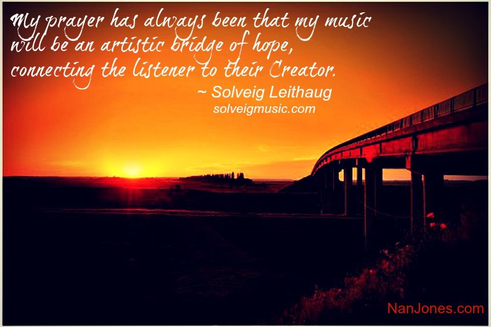 Faith Notes ~ Solveig Leithaug Shares Jesus Through Her Music
