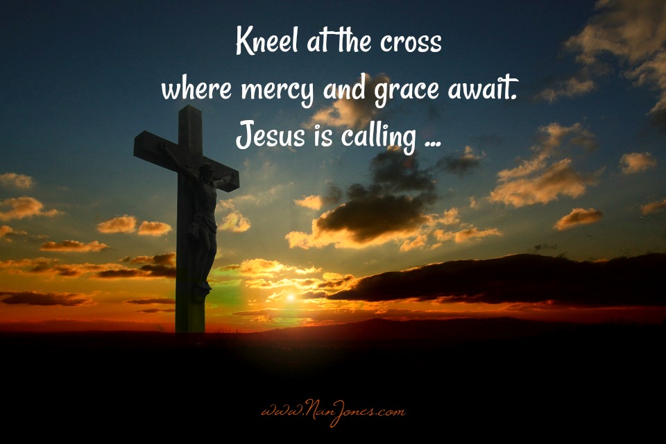 At the foot of the cross is where we find our healing.