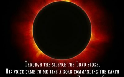 Finding God’s Presence ~ Eclipse. When God Commanded the Earth to Be Still