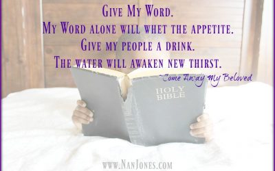 Finding God’s Presence ~ How to Satisfy the Excessive Thirst of a Nation
