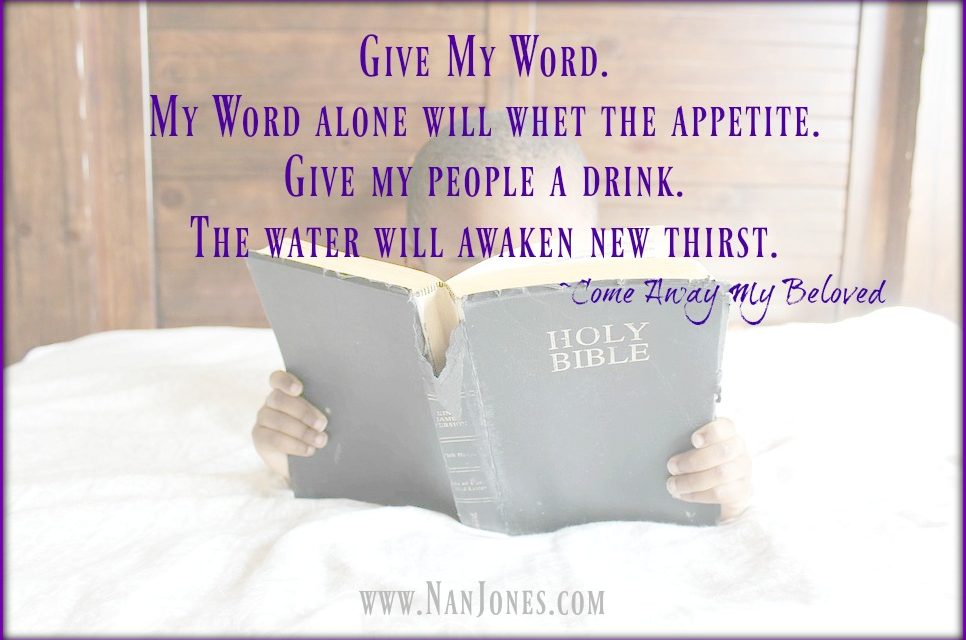Finding God’s Presence ~ How to Satisfy the Excessive Thirst of a Nation