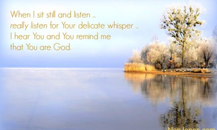 Finding God’s Presence ~ A Prayer to Grasp the Name of Jesus