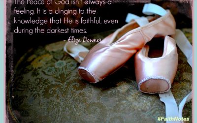 Faith Notes ~ Eliza Downer: You Give and Take Away. Blessed Be Your Name
