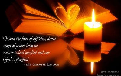 Faith Notes ~ Mrs. Charles H. Spurgeon: When Fires of Affliction Cause Songs of Praise