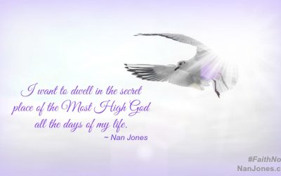 Faith Notes ~ Nan Jones: How Do I Find the Secret Place of God?