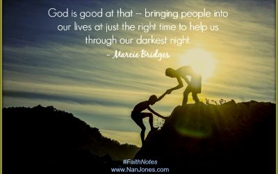 Faith Notes ~ Marcie Bridges: Mercy Revealed in the Shadow of Surrender