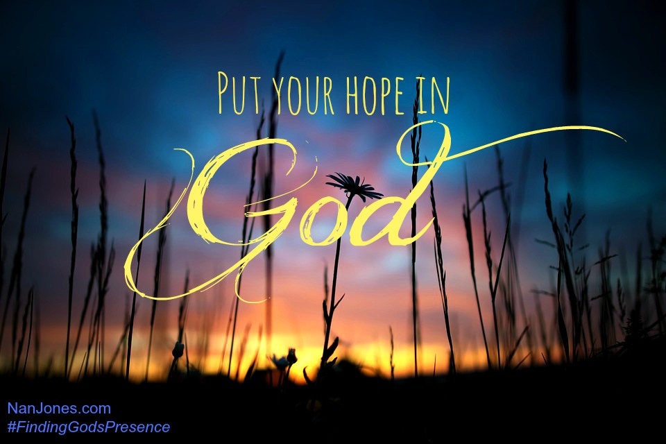 Are conflicts hammering your heart? Put your hope in God.