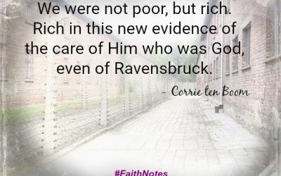 Faith Notes ~ Corrie Ten Boom: When Cockroaches Are a Blessing