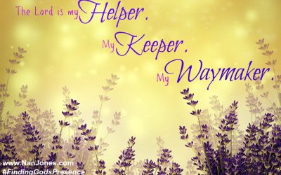 A Prayer When the Load is Heavy and You Need a Lifter of Your Head