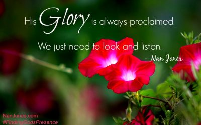 Finding God’s Presence ~ There is No Shadow of Turning With the Father of Lights