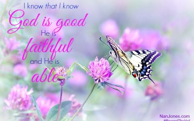 When I Taste the Goodness of God, I Shall Not Want