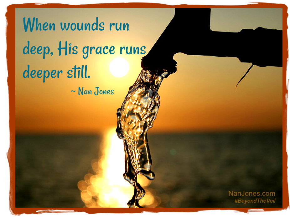 How amazing is it that the Lord knows when wounds run deep, and stands ready to heal us when we yield to Him.
