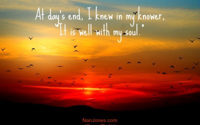When His Consuming Fire Sets the Sky Ablaze