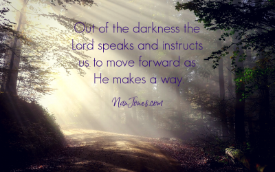 Faith-Steps Occur in Darkness, Lit Only by the Grace of God
