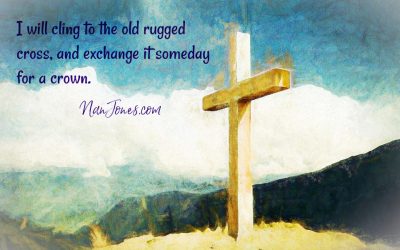 The Old Rugged Cross Found on Gossamer Wings of Butter