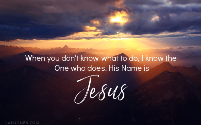 A Prayer When You Don’t Know What to Do