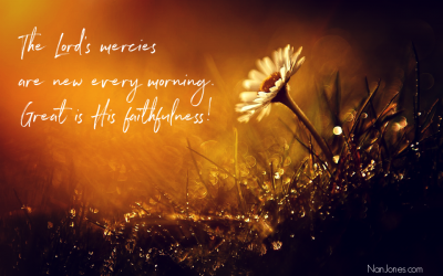 Hope in God Restored as The Morning Dew Signals a New Day