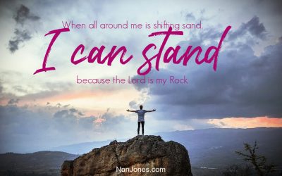 A Prayer When Shifting Sand Occurs, But God Says to Stand