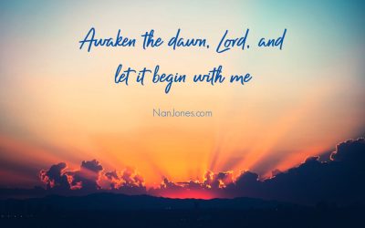 Awaken the Dawn, Lord. It’s So dark, but You Are Light