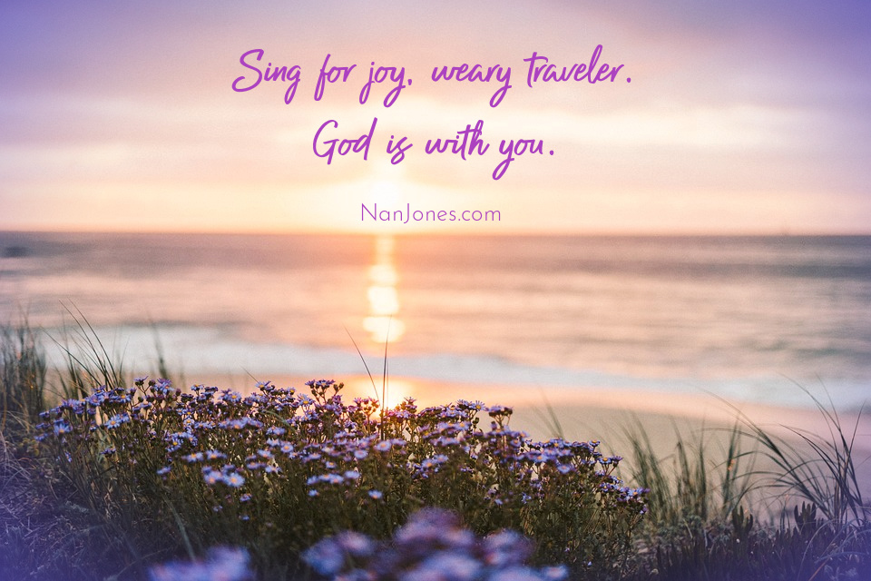 when peace settles over the difficult places and God speaks