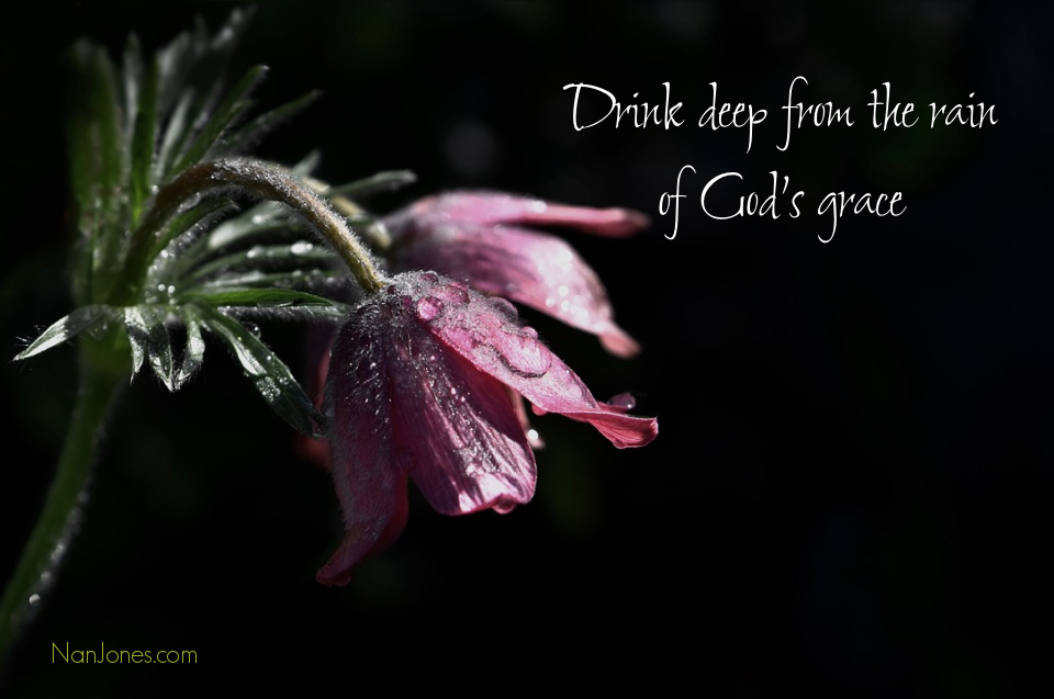 dry and thirsty was she, but God heard her cry