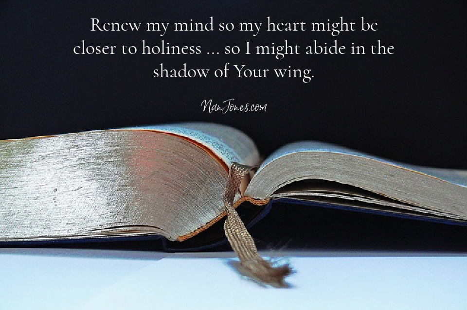 Capture My Restless Thoughts, Lord. Renew My Mind
