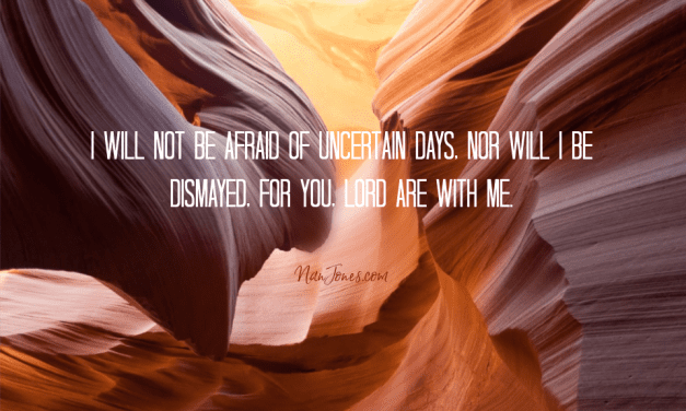 Uphold Me, Preserve, and Sustain Me, Lord. I Need You