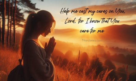 Search My Heart, Lord. Know My Anxious Thoughts