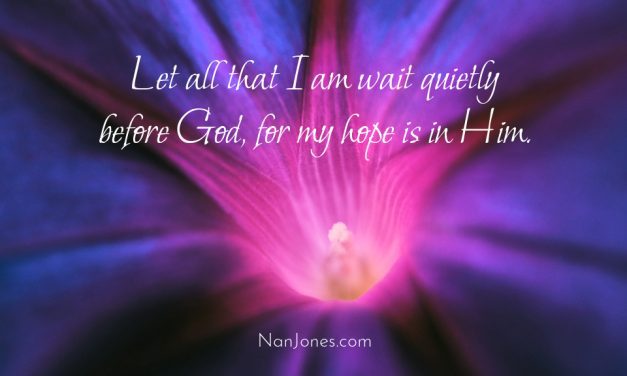 God’s Promise of a New Day Stirred Within Her