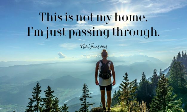 I’m in This World, Not of It. Help Me Be Like You Lord