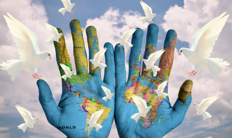 Peace on earth begins with me following Jesus's example