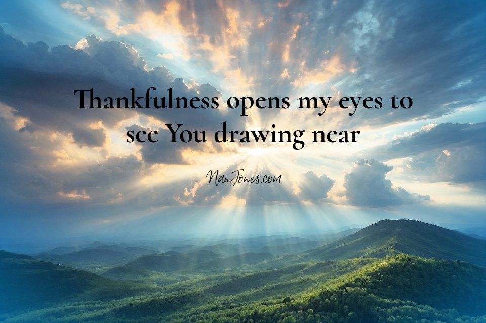 I choose to be thankful, Lord, even thought ...