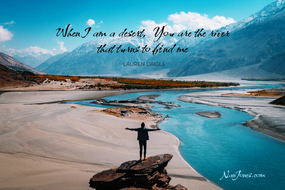 Where Pavement Meets Gravel, Like a River He Found Me