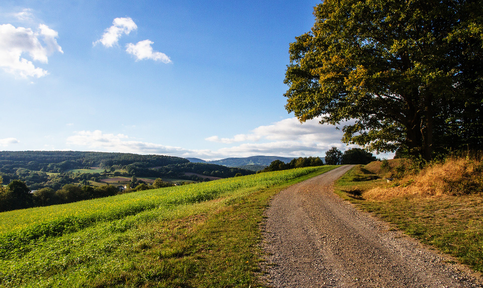 Like the river that turns, He found me along the gravel road
