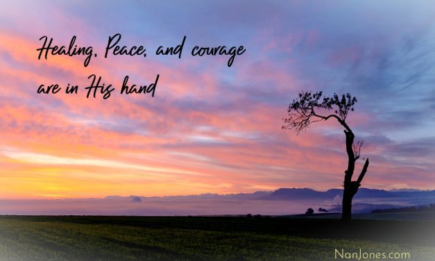 I Will Not Fear. My Courage Comes From God